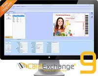 CardExchange Benutzeroberfläche