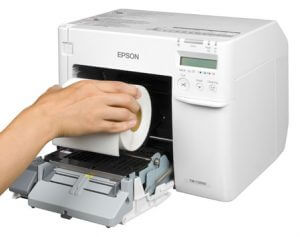 Epson ColorWorks 3500 Papier laden
